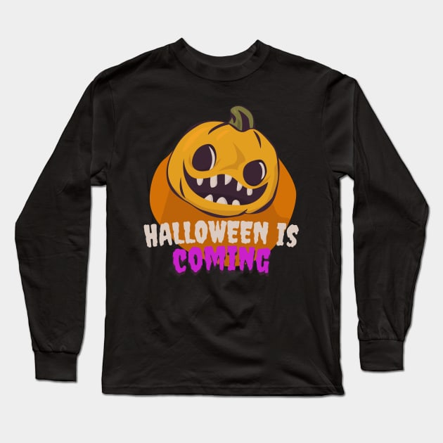 Halloween Time Long Sleeve T-Shirt by ezral